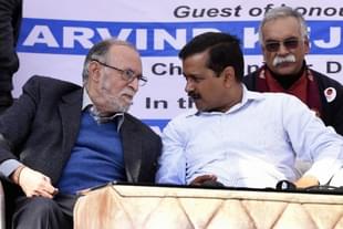 Delhi Lieutenant Governor Anil Baijal and Delhi Chief Minister Arvind Kejriwal (onu Mehta/Hindustan Times via Getty Images)