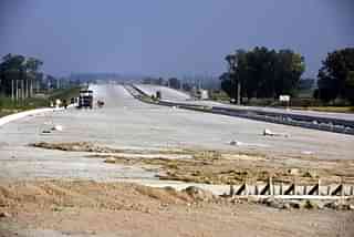 The Delhi Eastern Peripheral Expressway under construction (Sonu Mehta/Hindustan Times via Getty Images)