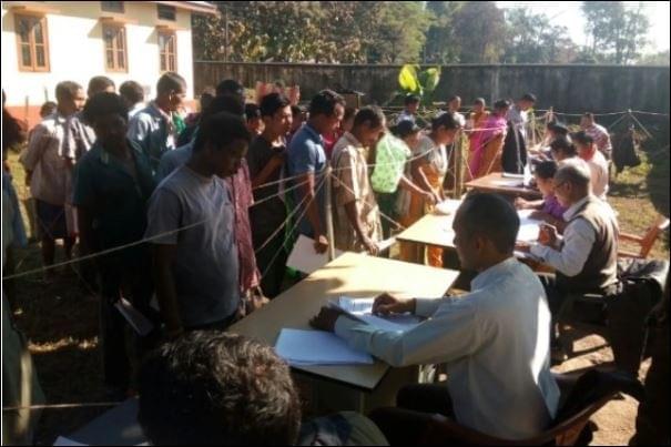 People visiting NSK in Kokrajhar to check inclusion in Part Draft NRC. (NRC Updation Assam/Twitter)