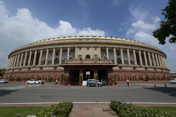 Parliament building in New Delhi. (Yasbant Negi/India Today Group/Getty Images)