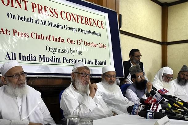 AIMPLB members. (Sonu Mehta/Hindustan Times via Getty Images)