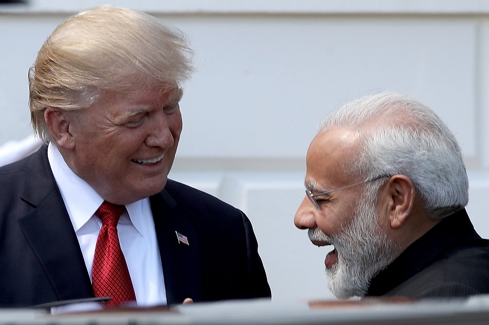 President of the United States Donald Trump and Prime Minister of India Narendra Modi at the White House in 2017 (Win McNamee/Getty Images)