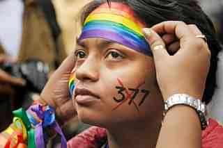A LGBT Pride March in India. (Samir Jana/Hindustan Times via Getty Images)