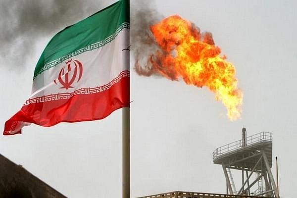 An Iranian crude facility. (pic via Twitter)