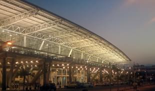 The current terminal connecting the Anna International Airport and Kamaraj Domestic Airport in Chennai (TShrinivasan/Wikimedia Commons)