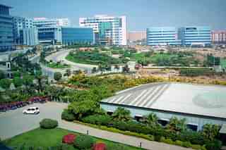 Mindspace campus in Hyderabad. (peculiar235 via Wikimedia Commons)