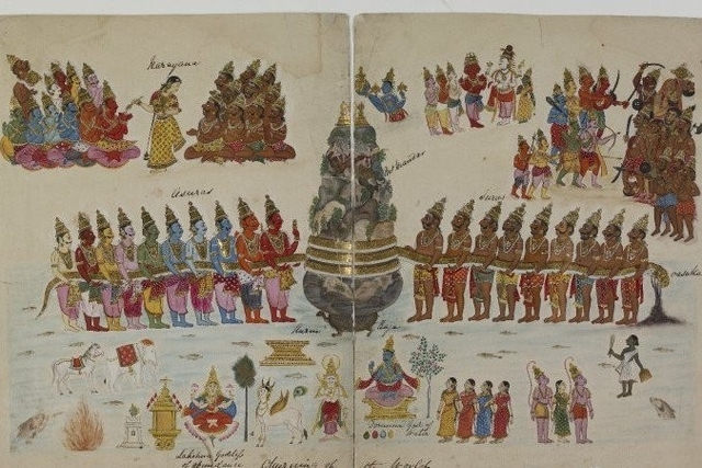 The churning of the ocean (Wikimedia Commons)