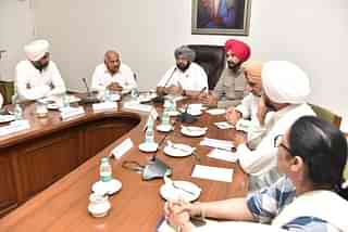 Punjab Chief Minister Amarinder Singh chairs a meeting on drug menace