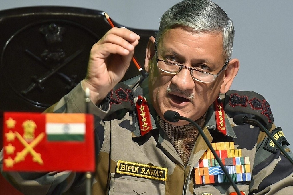 Indian Army Chief, General Bipin Rawat