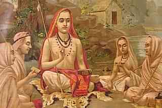 Shankaracharya by Raja Ravi Verma (Wikimedia Commons)