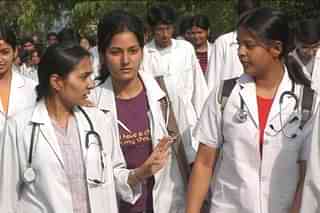 Medical students in Kerala (Vipin Kumar/Mint via Getty Images)