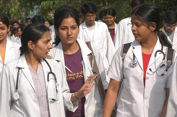 Medical students in Kerala (Vipin Kumar/Mint via Getty Images)
