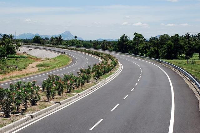 A view of the Krishnagiri-Dharmapuri national highway