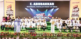 The 2017 PFI campaign in Tamil Nadu: In the dais along with PFI, CPI leaders is Luddite Tamil chauvinist Subha Udhayakumar.