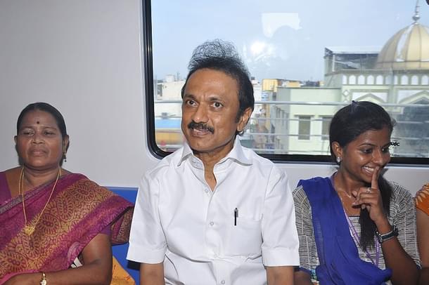 DMK leader M K Stalin. (Jaison G/India Today Group/Getty Images) 