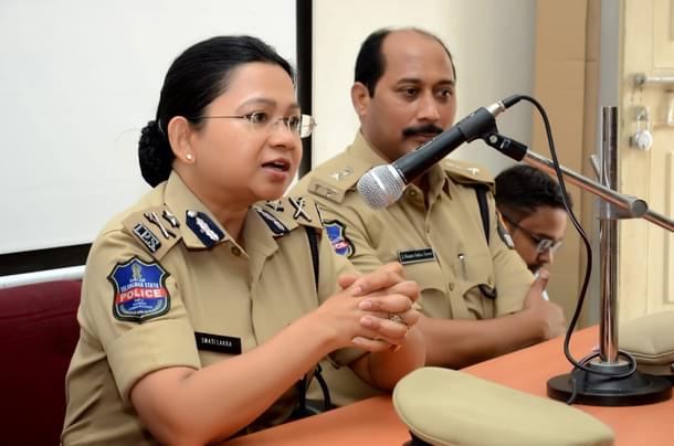 A training programme for SHE TEAMS  of all districts of Telangana. (Swati Lakra/Twitter)