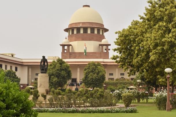 A view of the Supreme Court in New Delhi, India. (Sonu Mehta/Hindustan Times via Getty Images)