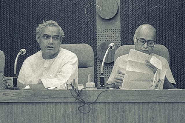 Atal Behari Vajpayee and L K Advani