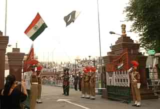 Wagah Border between India and Pakistan (Ravi S Sahani/The India Today Group/Getty Images)