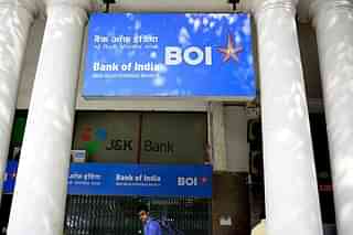 A Bank of India branch. (Pradeep Gaur/Mint via Getty Images)