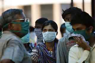 People at hospital in India (Subir Halder/India Today Group/Getty Images)
