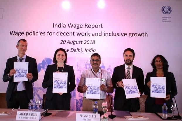 Launch of India Wage Report (@ILONewDelhi/Twitter)