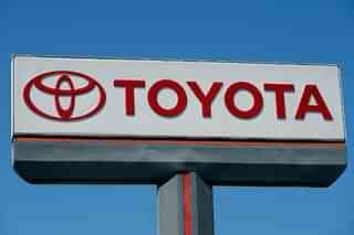 Logo of car manufacturing company Toyota (Kevork Djansezian/Getty Images)