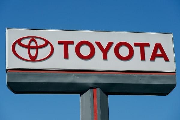 Logo of car manufacturing company Toyota (Kevork Djansezian/Getty Images)