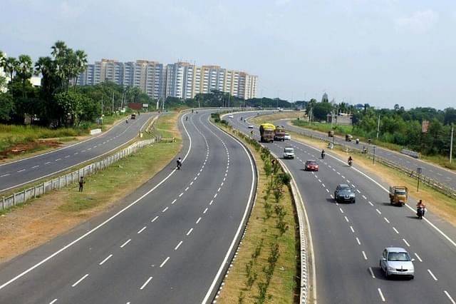 The Vijayawada-Guntur National Highway (Wikimedia Commons)