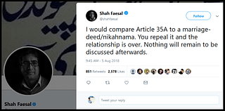 Screenshot of one of Faesal’s controversial tweets. 