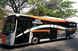 Electric bus in Bengaluru by BMTC (Ramesh N G)