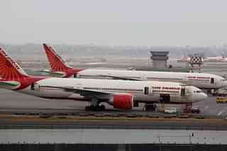 Air India aircraft parked at the Chhatrapati International Airport, Mumbai (Sattish Bate/Hindustan Times via Getty Images)