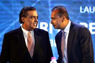 Mukesh and Anil Ambani (Ajay Aggarwal/Hindustan Times via Getty Images)