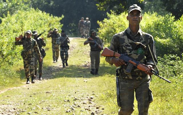 Representative Image of Security Forces in Chhattisgarh (Samir Jana/Hindustan Times via Getty Images)