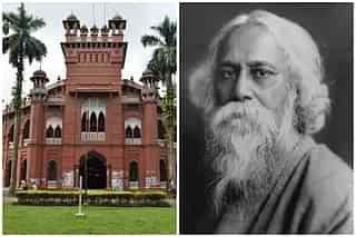 (L) Dhaka University (Biswarup Ganguly)/(R) Rabindranath Tagore