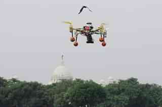 A Camera Drone used during International Yoga Day (Samir Jana/Hindustan Times via Getty Images)
