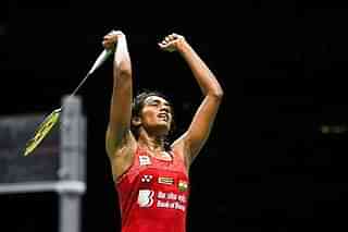 Indian Badminton Player PV Sindhu (@DDNewsLive/Twitter)