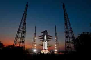 GSLV Mark-III on the launch pad. (ISRO)