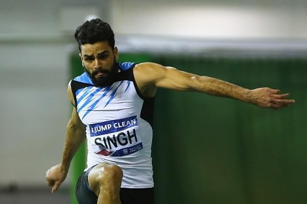 Gold medal winner Arpinder Singh (Matthew Lewis/Getty Images)
