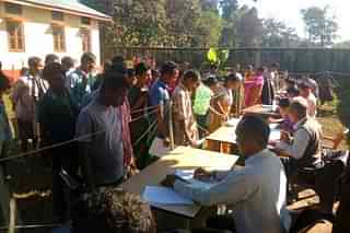 People visiting NSK in Kokrajhar to check inclusion in Part Draft NRC. (NRC Updation Assam/Twitter)