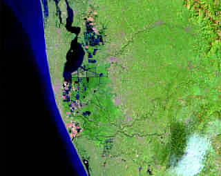 The ‘before’ picture released by the American space agency on 6 February.