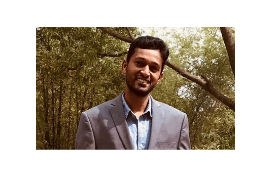 Prakash Malwad, a software engineer who is part of a group demanding water for irrigation in north Karnataka.