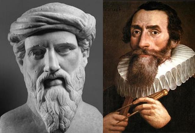Pythagoras and Kepler separated by more than 2000 years were united by the idea of ‘musical harmony of spheres’ or a musical universe.&nbsp;&nbsp;