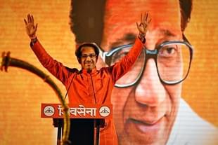 Shiv Sena chief Uddhav Thackeray. (Pratham Gokhale/Hindustan Times via GettyImages) 