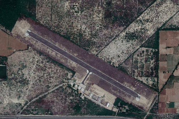 Satellite view of Hissar Airport