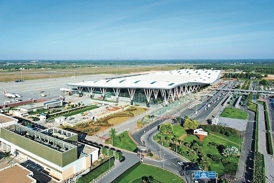 The terminal at Kempegowda International Airport (photo via Twitter)