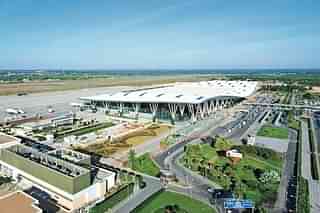 The terminal at Kempegowda International Airport (photo via Twitter)
