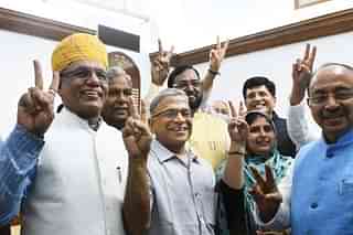 NDA candidate Harivansh won the Rajya Sabha Deputy Chairman battle. (Vipin Kumar/ Hindustan Times via Getty Images)&nbsp;
