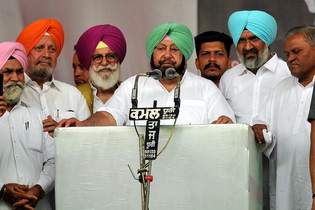 Punjab Chief Minister Captain Amarinder Singh. (Pardeep Pandit/Hindustan Times via Getty Images)