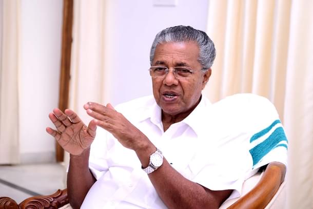 Chief Minister of Kerala Pinarayi Vijayan photographed in Delhis Kerala house. (Ramesh Pathania/Mint via Getty Images)